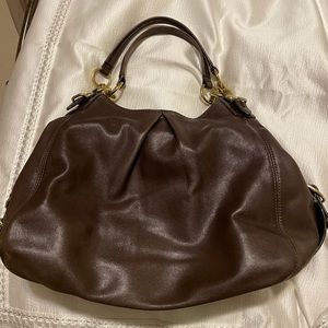 Brown coach bag